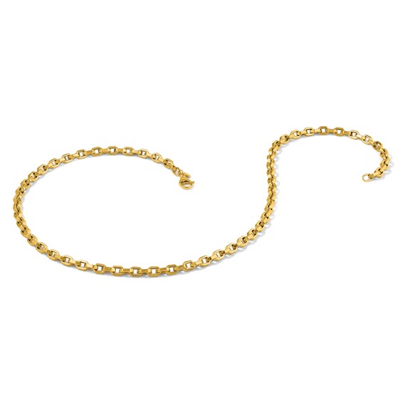 Herco 14K Polished  4mm Link 18.25 Inch Necklace