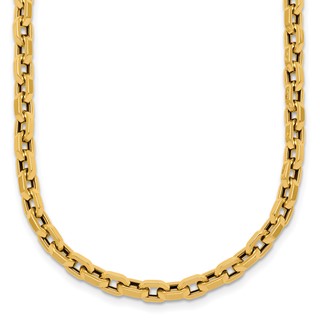 Herco 14K Polished  4mm Link 18.25 Inch Necklace