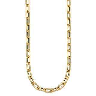 Herco 14K Polished 6mm Oval Link 18 Inch Necklace