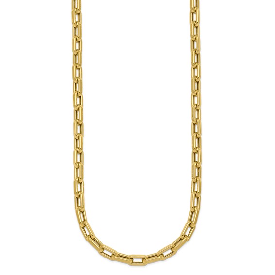 Herco 14K Polished 5mm Oval Link 18 Inch Necklace