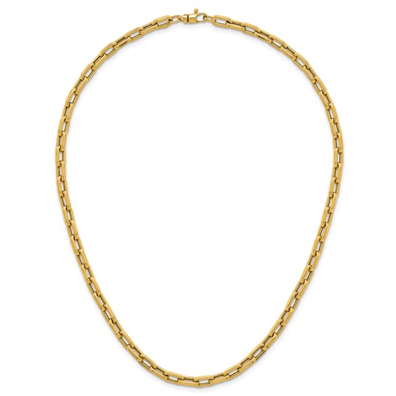 Herco 14K Polished 5mm Oval Link 18 Inch Necklace