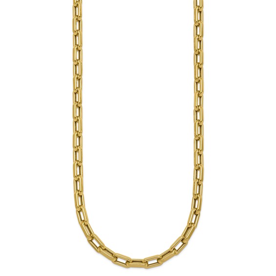 Herco 14K Polished 5mm Oval Link 24 Inch Necklace