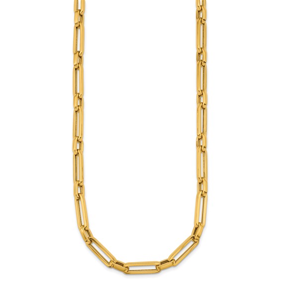 Herco 14K Polished 5.22mm Mixed Link 18 Inch Necklace