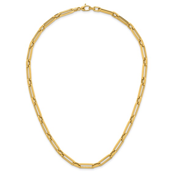 Herco 14K Polished 5.22mm Mixed Link 18 Inch Necklace