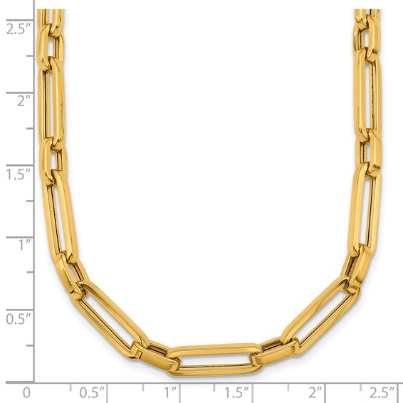 Herco 14K Polished 5.22mm Mixed Link 18 Inch Necklace
