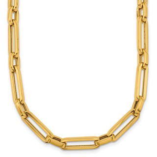 Herco 14K Polished 5.22mm Mixed Link 18 Inch Necklace