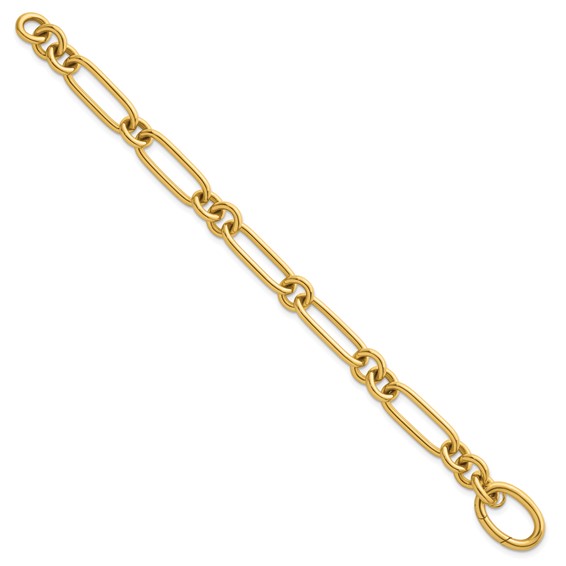Herco 14K Polished 10.75mm Fancy Link 8.25 inch Bracelet