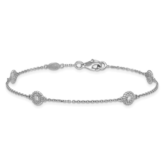 HERCO Gold Diamond Button Bracelets