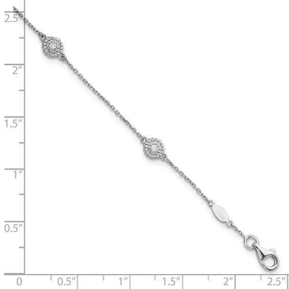 HERCO Gold Diamond Button Bracelets