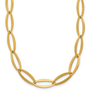 Herco 14K Gold Flat Oval Links 7mm