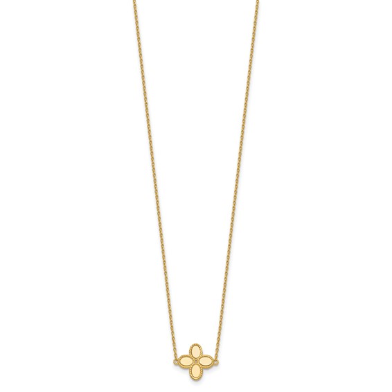 HERCO Gold Clover on Chain Necklaces