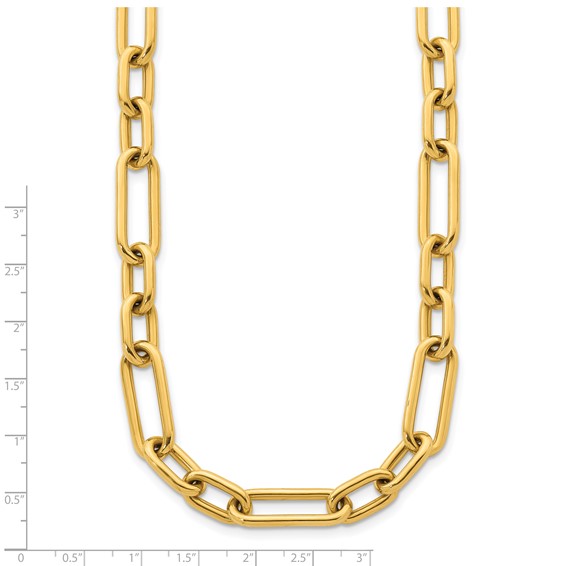HERCO Gold Mixed Oval Link Necklaces