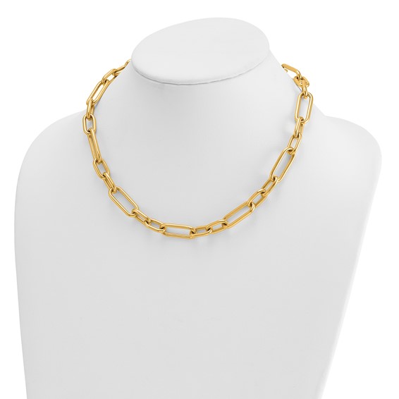 HERCO Gold Mixed Oval Link Necklaces