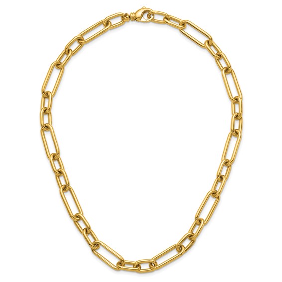 HERCO Gold Mixed Oval Link Necklaces