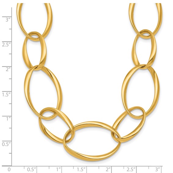 HERCO Gold Mixed Large Link Necklaces