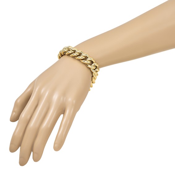 HERCO Gold Curb Link Bracelets