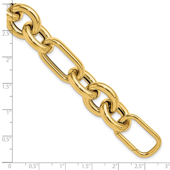 Herco 14K Polished Fancy Link 8.25 inch Bracelet