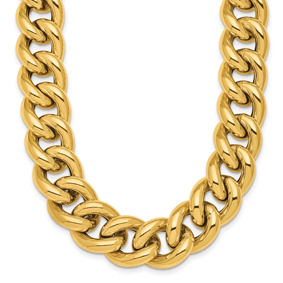 HERCO Gold Curb Link Chains