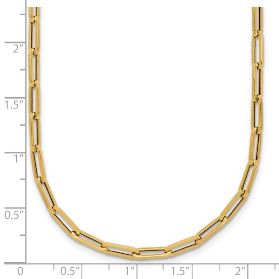 HERCO Gold Paperclip Necklaces