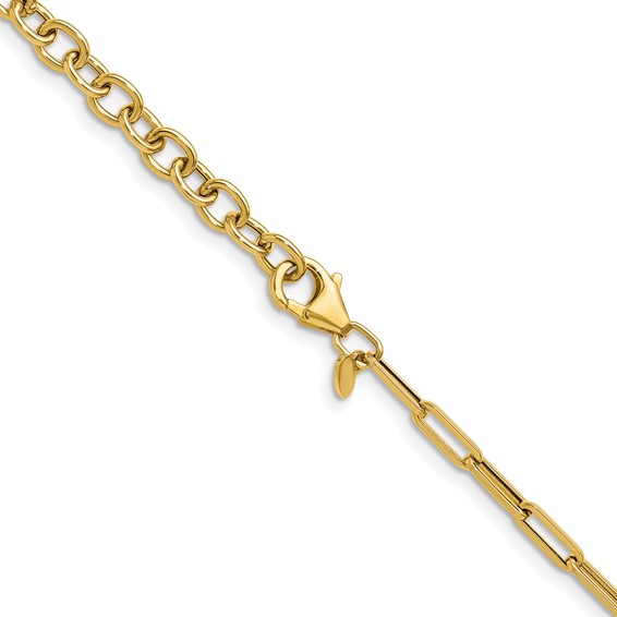 HERCO Gold Paperclip Necklaces