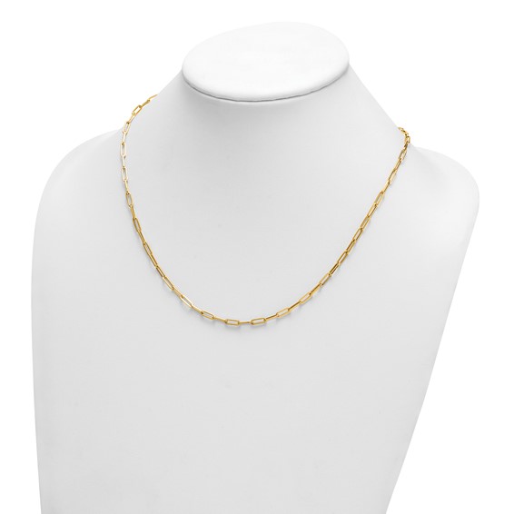 HERCO Gold Paperclip Necklaces