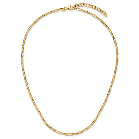 HERCO Gold Paperclip Necklaces