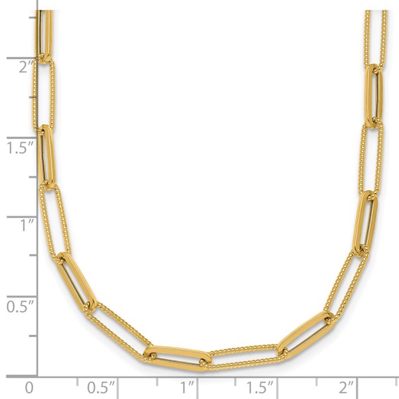 HERCO Gold Mixed Paperclip Links