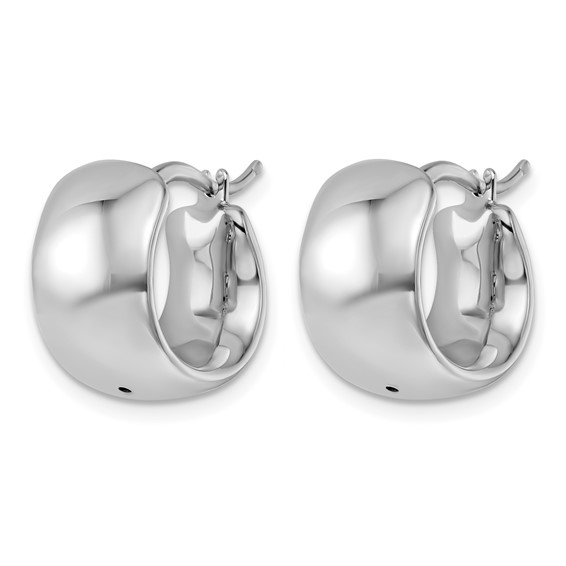 HERCO Gold Polished Hoop Earrings