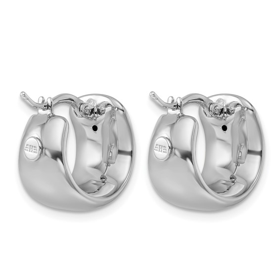 HERCO Gold Polished Hoop Earrings