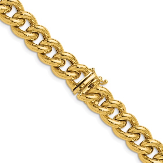HERCO Gold 10mm Curb Necklaces