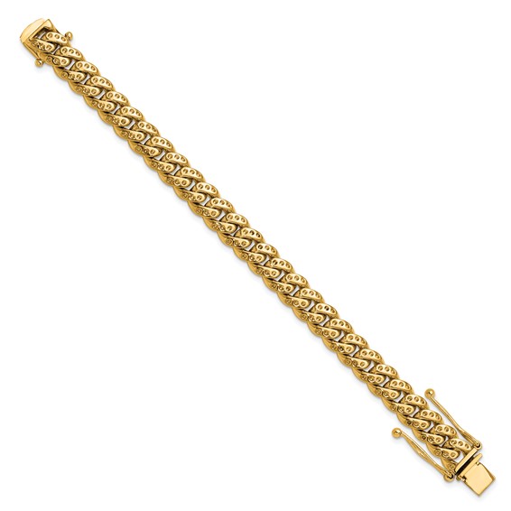 Herco Gold Solid Customizable Cuban Link Chain Mounting