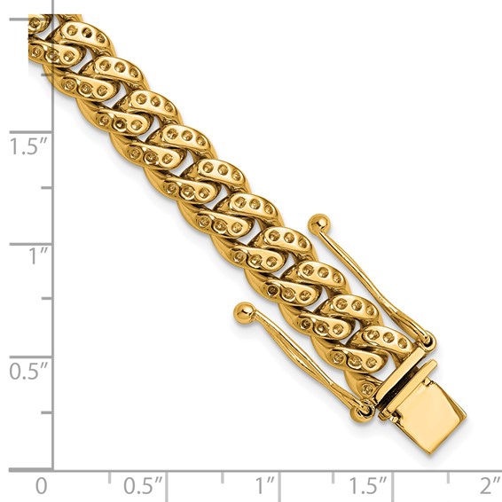 Herco Gold Solid Customizable Cuban Link Chain Mounting