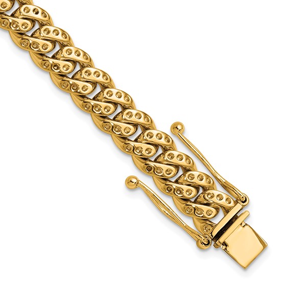 Herco Gold Solid Customizable Cuban Link Chain Mounting