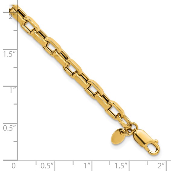 HERCO Gold 4.6mm Fancy Link Bracelets