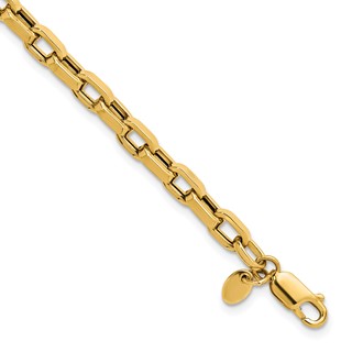 HERCO Gold 4.6mm Fancy Link Bracelets