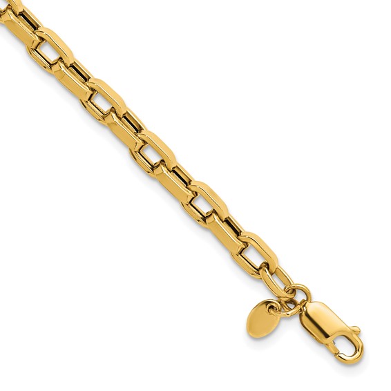 HERCO Gold 4.6mm Fancy Link Bracelets