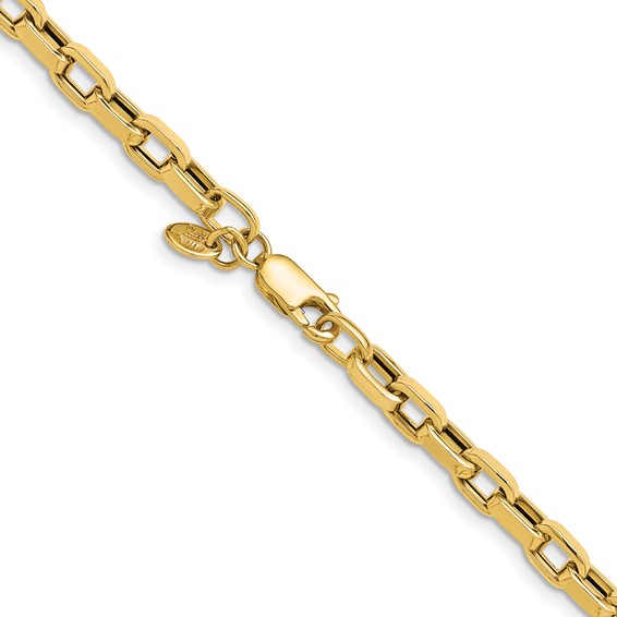 HERCO Gold 4.6mm Fancy Link Necklaces