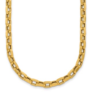 HERCO Gold 4.6mm Fancy Link Necklaces