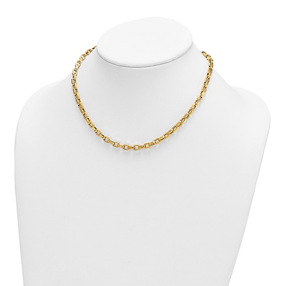 HERCO Gold 4.6mm Fancy Link Necklaces