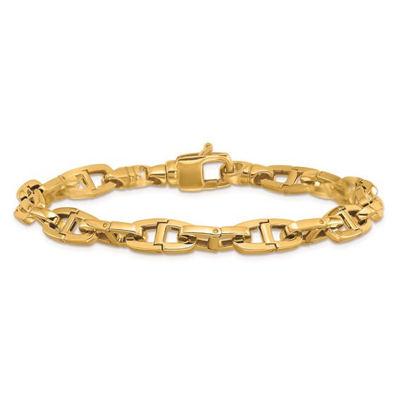 HERCO Gold Solid Flex Anchor Chain Bracelets