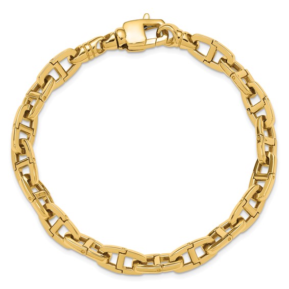 HERCO Gold Solid Flex Anchor Chain Bracelets