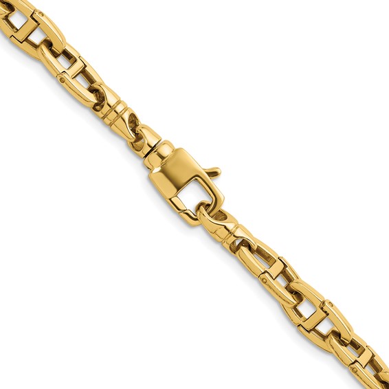 HERCO Gold Solid Flex Anchor Chain Necklaces