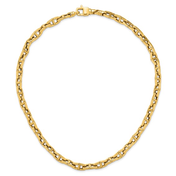 HERCO Gold Solid Flex Anchor Chain Necklaces