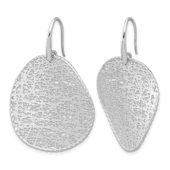 HERCO Gold Intricate Wire Wrapped Circle Dangle Earrings