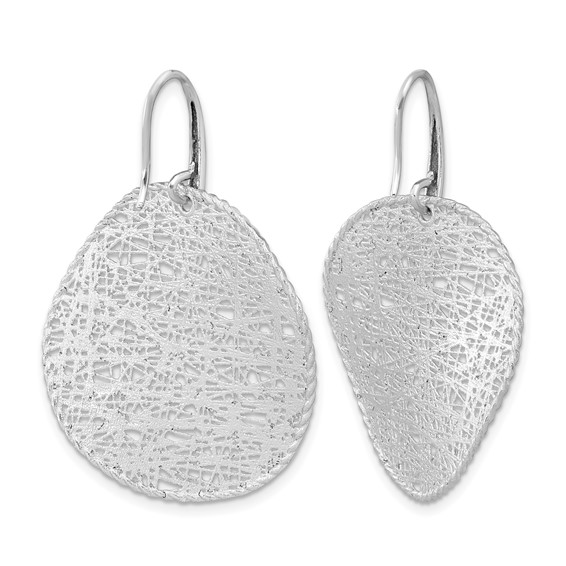 HERCO Gold Intricate Wire Wrapped Circle Dangle Earrings