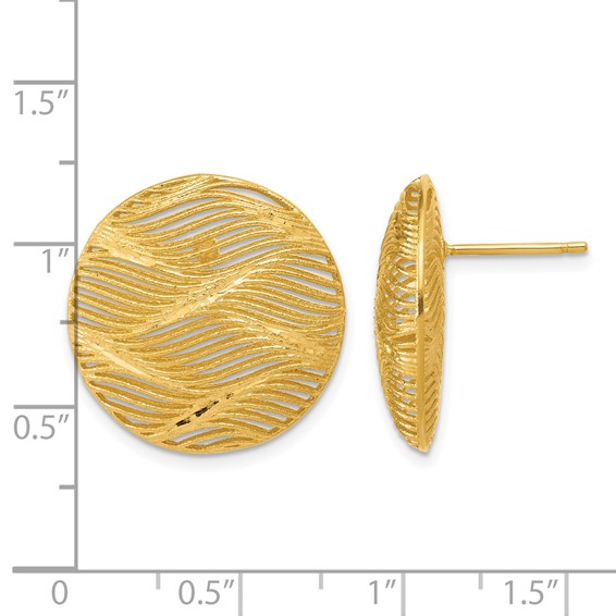 Herco 14K Gold Earrings 20MM