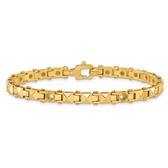 Herco 14K Polished Fancy Link 7.5 inch Bracelet Mounting