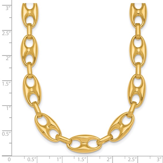 HERCO Gold Puffed Anchor Links