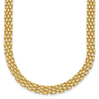 HERCO Gold 5 Row 6.3mm Pantera Necklaces