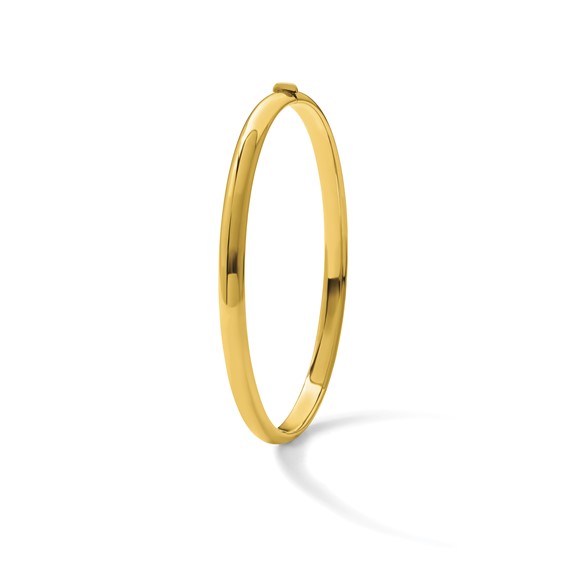 Herco 14K Polished 4.7mm Hinged Bangle